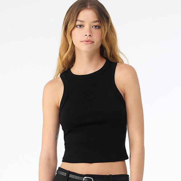 Women’s micro rib racer tank Thumbnail